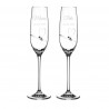 Romance - svatební skleničky s gravírováním - šampaňské